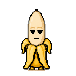 husk, a pixel banana