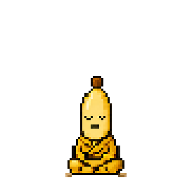 moe, a pixel banana